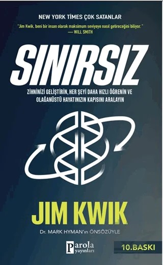 Sınırsız – Jim Kwik – Parola Yayınları kitap kapağı