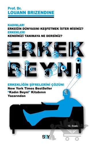 Erkek Beyni – Louann Brizendine – Say Yayınları kitap kapağı