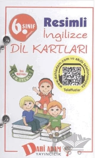 6. Sınıf İngilizce Dil Kartı – Kolektif – Dahi Adam Yayıncılık kitap kapağı