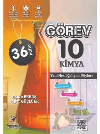 10. Sınıf Kimya Görev Yeni Nesil Çalışma Föyleri – Kolektif, Aşkın Erbaş, Alper Güçlüer – Armada Yayınları kitap kapağı