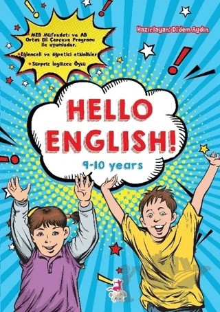 Hello English! 9-10 Years – Didem Aydın – Olimpos Çocuk kitap kapağı