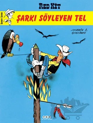Red Kit 64 - Şarkı Söyleyen Tel – Goscinny – Yapı Kredi Yayınları kitap kapağı