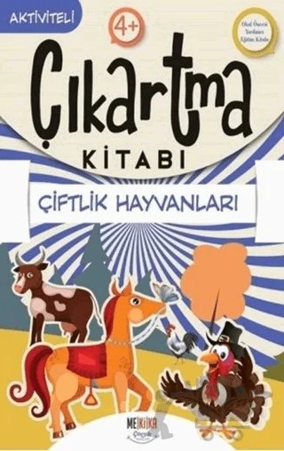 Çiftlik Hayvanları - Çıkartma Kitabı – Kolektif – Mekika Yayınevi kitap kapağı
