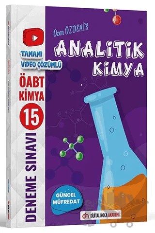 KPSS ÖABT Analitik Kimya Video Çözümlü 15 Branş Deneme – Kolektif – Dijital Hoca kitap kapağı