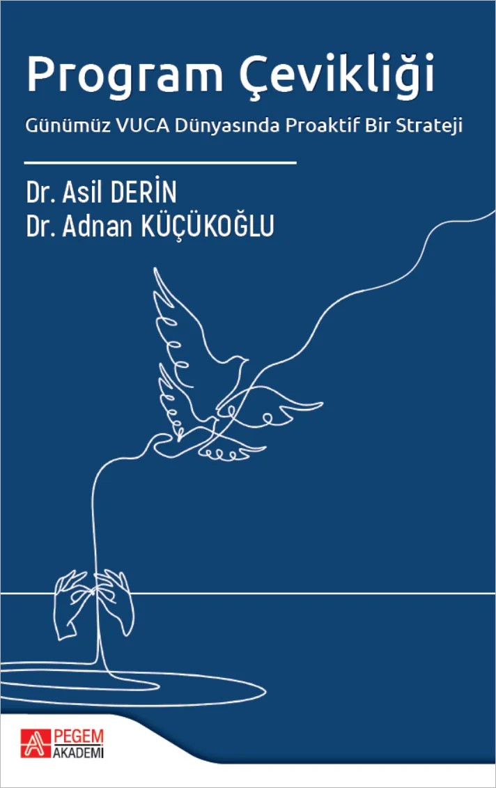 Program Çevikliği Günümüz VUCA Dünyasında Proaktif Bir Strateji – Değişim Dalgasını Anlamak – Pegem Akademi Yayıncılık kitap kapağı