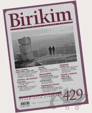 Birikim Aylık Sosyalist Kültür Dergisi Sayı 429 Ocak 2025 – Birikim Yayınları kitap kapağı
