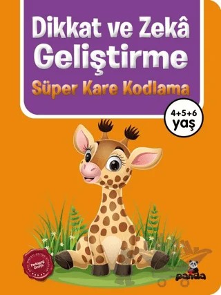 Dikkat ve Zekâ Geliştirme – Kare Kodlama – Kolektif – Beyaz Panda Yayınları kitap kapağı