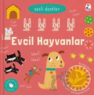 Sesli Dostlar – Evcil Hayvanlar (Sesli Kitap) – Kolektif – İndigo Çocuk kitap kapağı