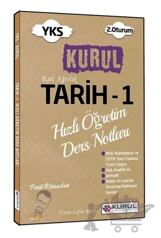 YKS 2. Oturum Tarih 1 Hızlı Öğretim Ders Notları – Ferdi Karaaslan – Kurul Yayıncılık kitap kapağı