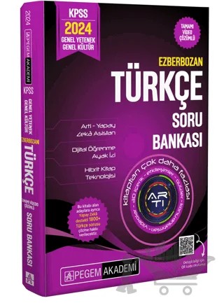 2024 Ezberbozan KPSS Genel Yetenek Genel Kültür Türkçe Soru Bankası – Kolektif – Pegem Akademi Yayıncılık kitap kapağı