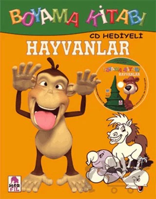 Boyama Kitabı - Hayvanlar – Kolektif – Mor Fil Yayınları kitap kapağı