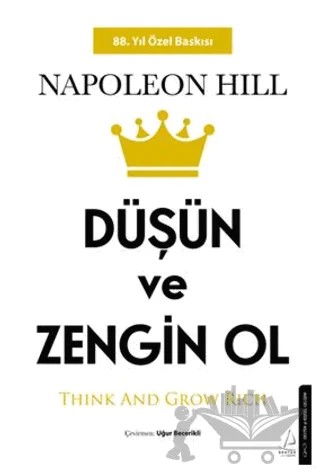 Düşün ve Zengin Ol – Napoleon Hill – Destek Yayınları kitap kapağı