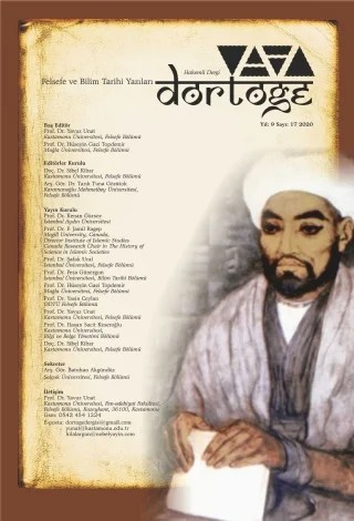 Dörtöğe Felsefe ve Bilim Tarihi Yazıları Hakemli Dergi Yıl:9 Sayı:17 – Komisyon – Nobel Akademik Yayıncılık kitap kapağı