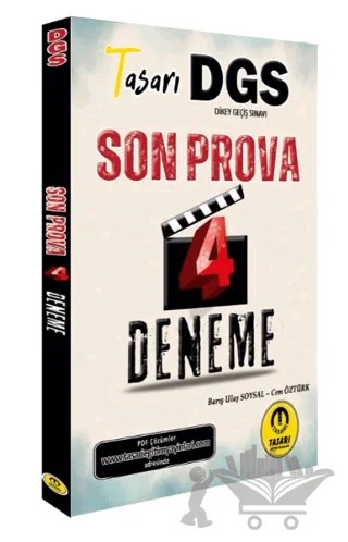 DGS Son Prova 4 Çözümlü Deneme – Cem Öztürk, Barış Ulaş Soysal – Tasarı Eğitim Yayınları kitap kapağı