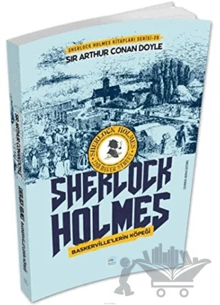Baskerville'lerin Köpeği - Sherlock Holmes – Sir Arthur Conan Doyle – Maviçatı Yayınları kitap kapağı
