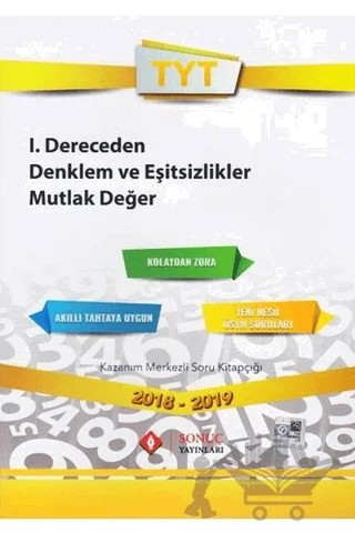TYT 1. Dereceden Denklem ve Eşitsizlikler Mutlak Değer – Kolektif – Sonuç Yayınları kitap kapağı
