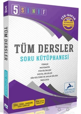5. Sınıf Tüm Dersler Soru Kütüphanesi – Kolektif – Paraf Yayınları kitap kapağı