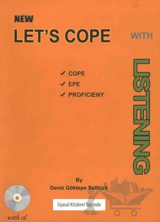 New Let's Cope Listening – Deniz Göktepe Salttürk – Carmine Publishing kitap kapağı