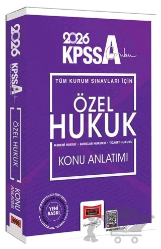 2026 KPSS-A Grubu Tüm Kurum Sınavları İçin Özel Hukuk Konu Anlatımı – Kolektif – Yargı Yayınevi kitap kapağı
