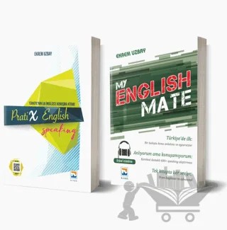 PratiX English Speaking + My English Mate – Ekrem Uzbay – Nisan Kitabevi kitap kapağı