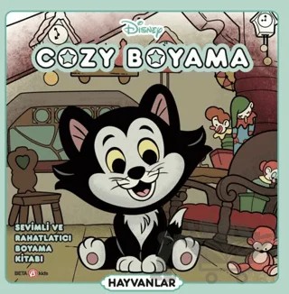 Disney Cozy Boyama, Sevimli ve Rahatlatıcı Boyama Kitabı - Hayvanlar – Kolektif – Beta Kids kitap kapağı