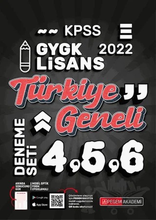 2022 KPSS Genel Yetenek Genel Kültür 4-5-6 (3'lü Deneme) – Kolektif – Pegem Akademi Yayıncılık kitap kapağı