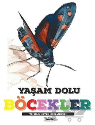 Yaşam Dolu Böcekler ve Bilinmeyen Özellikleri – Kolektif – Teleskop Popüler Bilim kitap kapağı