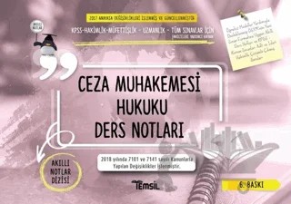 Ceza Muhakemesi Hukuku Ders Notları – Kolektif – Temsil Kitap kitap kapağı