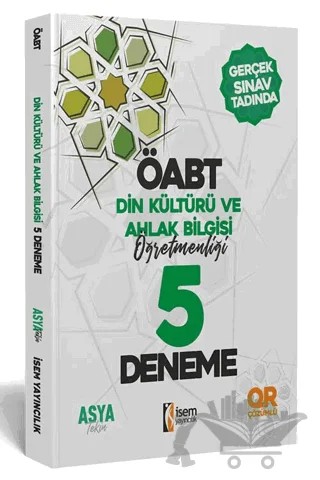 2022 KPSS ÖABT Din Kültürü ve Ahlak Bilgisi Öğretmenliği 5 Deneme – Asya Tekin – İSEM Yayıncılık kitap kapağı