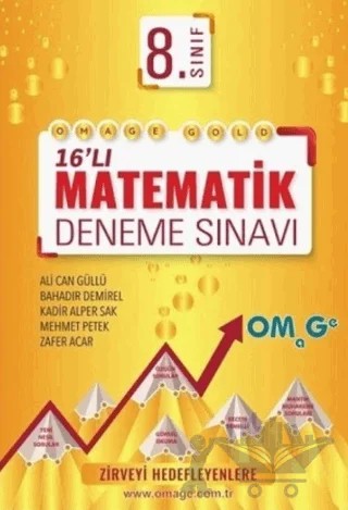 8.Sınıf Gold Matematik Deneme Sınavı – Kolektif – Omega kitap kapağı