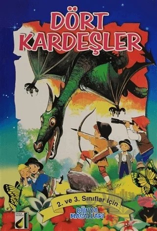 Dört Kardeşler - Dünya Masalları – Kolektif – Damla Yayınevi kitap kapağı