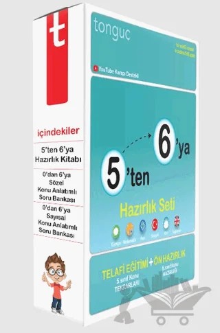5'ten 6'ya Hazırlık Seti – Kolektif – Tonguç Akademi kitap kapağı