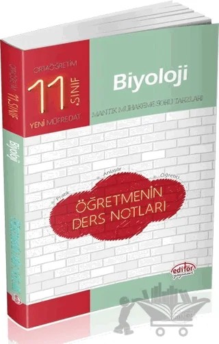 11. Sınıf Biyoloji Öğretmenin Ders Notları – Kolektif – Editör Yayınevi kitap kapağı