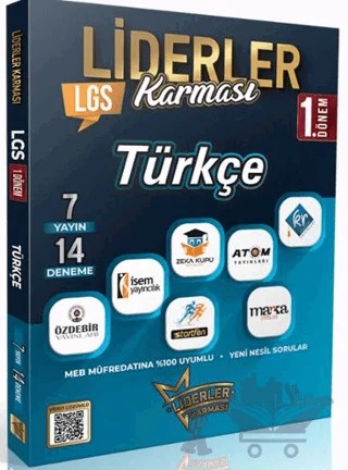 LGS 1.Dönem Türkçe Denemeleri 7 Yayın 14 Deneme – Kollektif – Liderler Karması Yayınları kitap kapağı