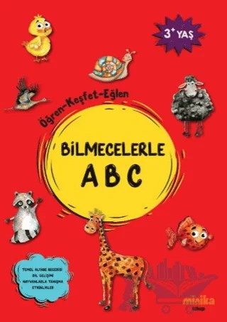 Bilmecelerle ABC – Selim Menekşe – Minika kitap kapağı