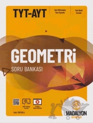 TYT-AYT Geometri Soru Bankası – Fatih Tiritoğlu – Madalyon Yayınları kitap kapağı
