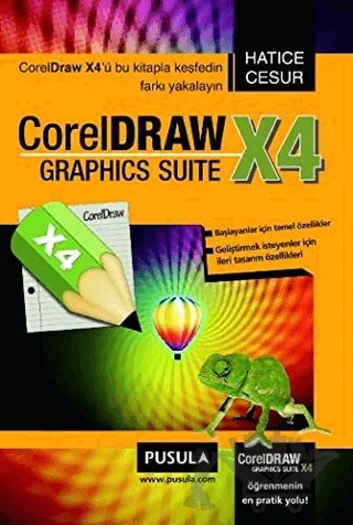 Corel Draw X4 – Hatice Cesur – Pusula Yayıncılık kitap kapağı