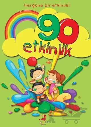 90 Etkinlik – Kolektif – Olimpos Çocuk kitap kapağı