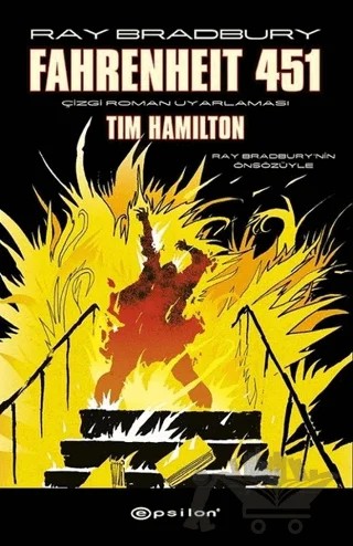 Fahrenheit 451 (Çizgi Roman Uyarlaması) – Ray Bradbury, Tim Hamilton – Epsilon Yayınevi kitap kapağı