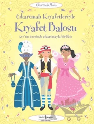 Çıkartmalı Kıyafetleriyle Kıyafet Balosu – Emily Bon – İş Bankası Kültür Yayınları kitap kapağı