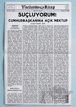 Suçluyorum – Emile Zola – Vacilando Kitap kitap kapağı