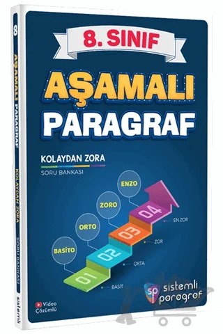 8. Sınıf Aşamalı Paragraf Soru Bankası – Kolektif – Tonguç Akademi kitap kapağı