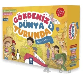Gökdeniz Dünya Turunda 2 - 2. Sınıf Okuma Seti (10 Kitap Takım) – Vildan Özdemir – Mavi Kirpi Yayınları kitap kapağı