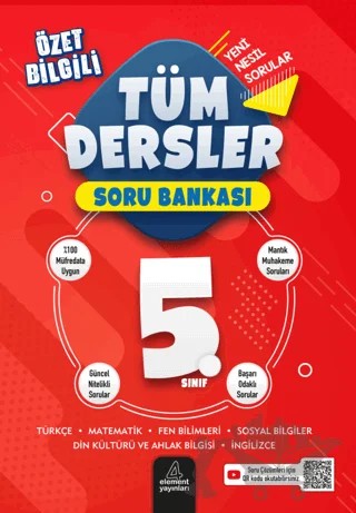 5. Sınıf Tüm Dersler Soru Bankası – Kolektif – 4 Element Yayınları kitap kapağı