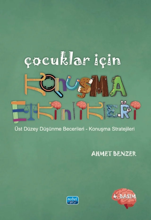 Çocuklar için Konuşma Etkinlikleri – Ahmet Benzer – Nobel Akademik Yayıncılık kitap kapağı