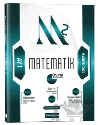 AYT Matematik Soru Bankası – Kolektif – Faktöriyel Yayınları kitap kapağı