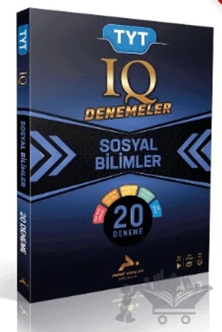 TYT IQ Sosyal Bilimler Video Çözümlü 20 Branş Deneme – Kolektif – Paraf Yayınları kitap kapağı