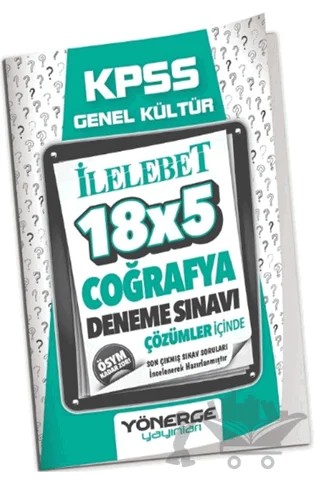 2027 KPSS Coğrafya İLELEBET 18x5 Deneme Çözümlü – Kolektif – Yönerge Yayınları kitap kapağı