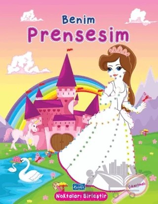 Benim Prensesim - Noktaları Birleştir Çıkartmalı – Kolektif – Parıltı Yayınları kitap kapağı