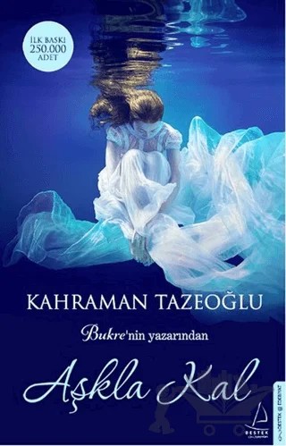 Aşkla Kal – Kahraman Tazeoğlu – Destek Yayınları kitap kapağı